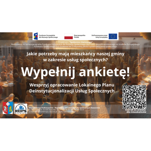 LOKALNY PLAN DEINSTYTUCJONALIZACJI USŁUG SPOŁECZNYCH Badanie ankietowe dla mieszkańców