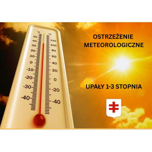 OSTRZEŻENIE METEOROLOGICZNE – UPAŁ!