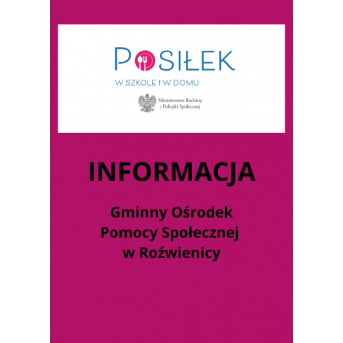 Program Rządowy "Posiłek w szkole i w domu na lata 2024-2028".