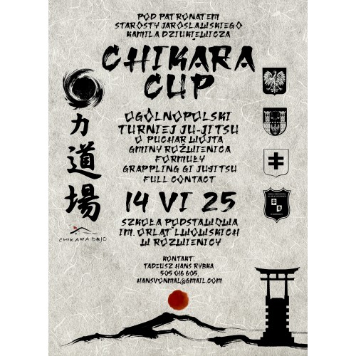 Chikara Cup. Ogólnopolski Turniej Ju-Jitsu w ROŹWIENICY!