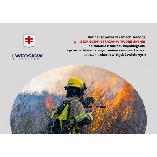 "Bezpieczny Strażak w Twojej Gminie" - realizacja zadania!