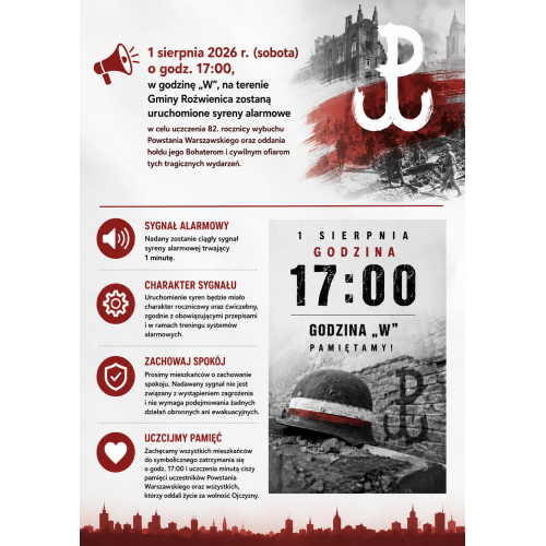 W godzinę "W" zawyją syreny!