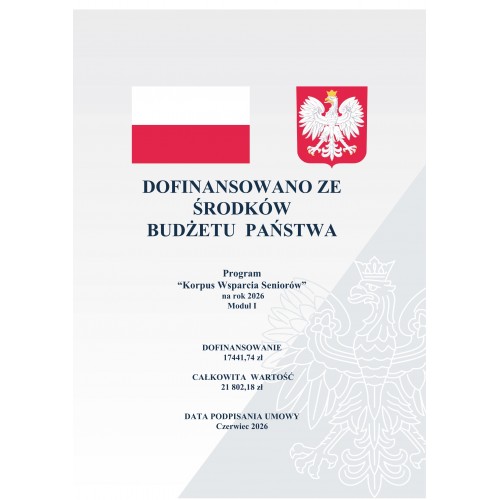 Program „Korpus Wsparcia Seniorów” na rok 2026
